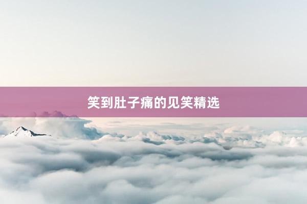 笑到肚子痛的见笑精选